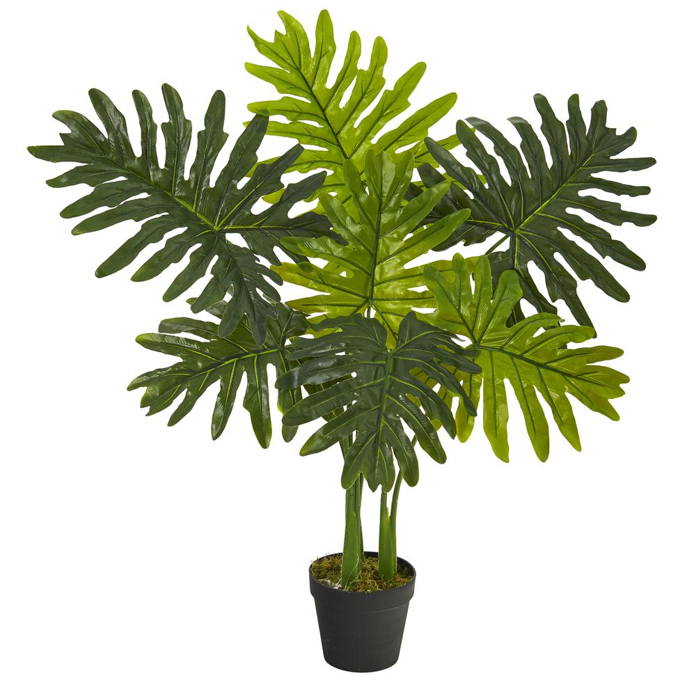 3ft. Philodendron Artificial Plant (Real Touch). Picture 1