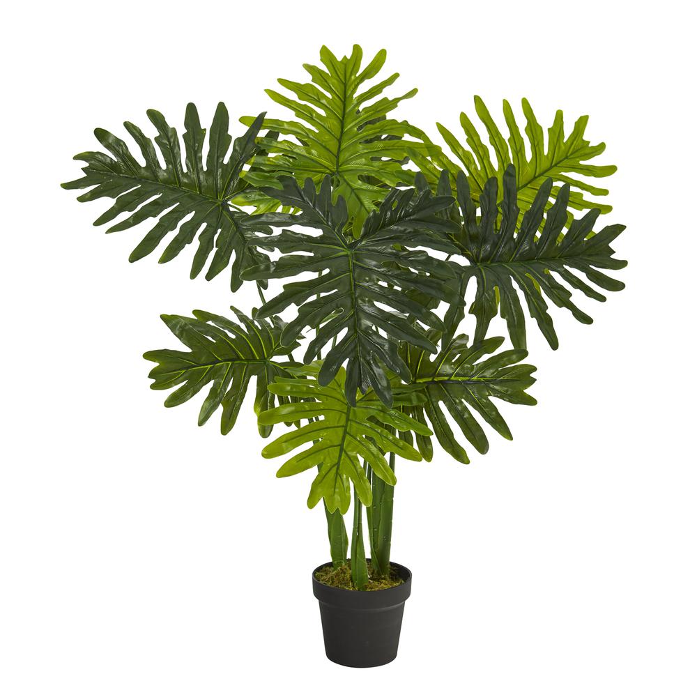 40in. Philodendron Artificial Plant (Real Touch). Picture 1