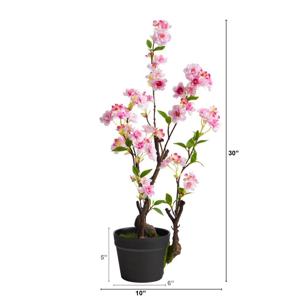 2.5ft. Cherry Blossom Artificial Plant. Picture 3