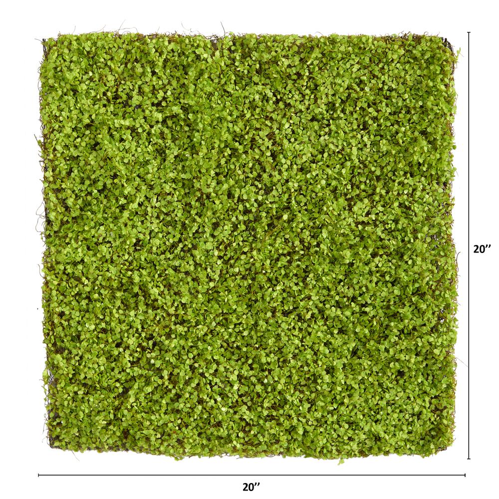 20in. X 20in. Duckweed Artificial Wall Mat. Picture 2
