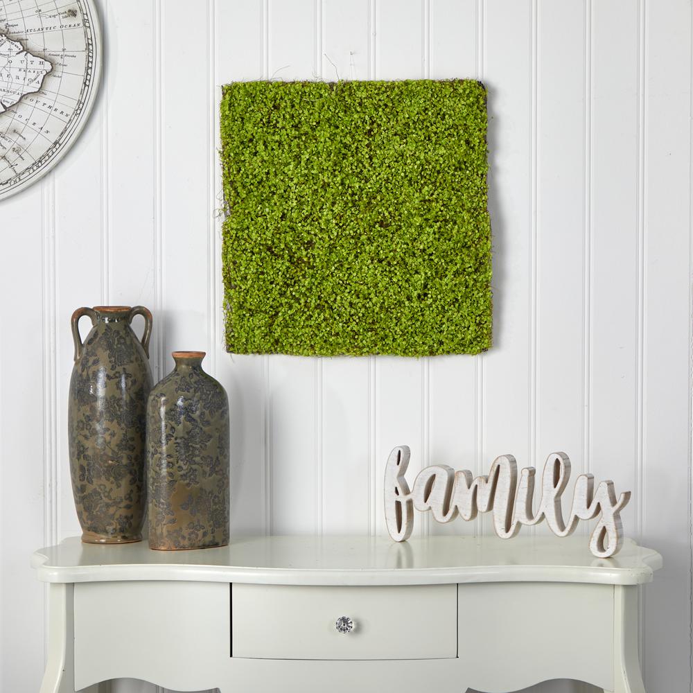20in. X 20in. Duckweed Artificial Wall Mat. Picture 3