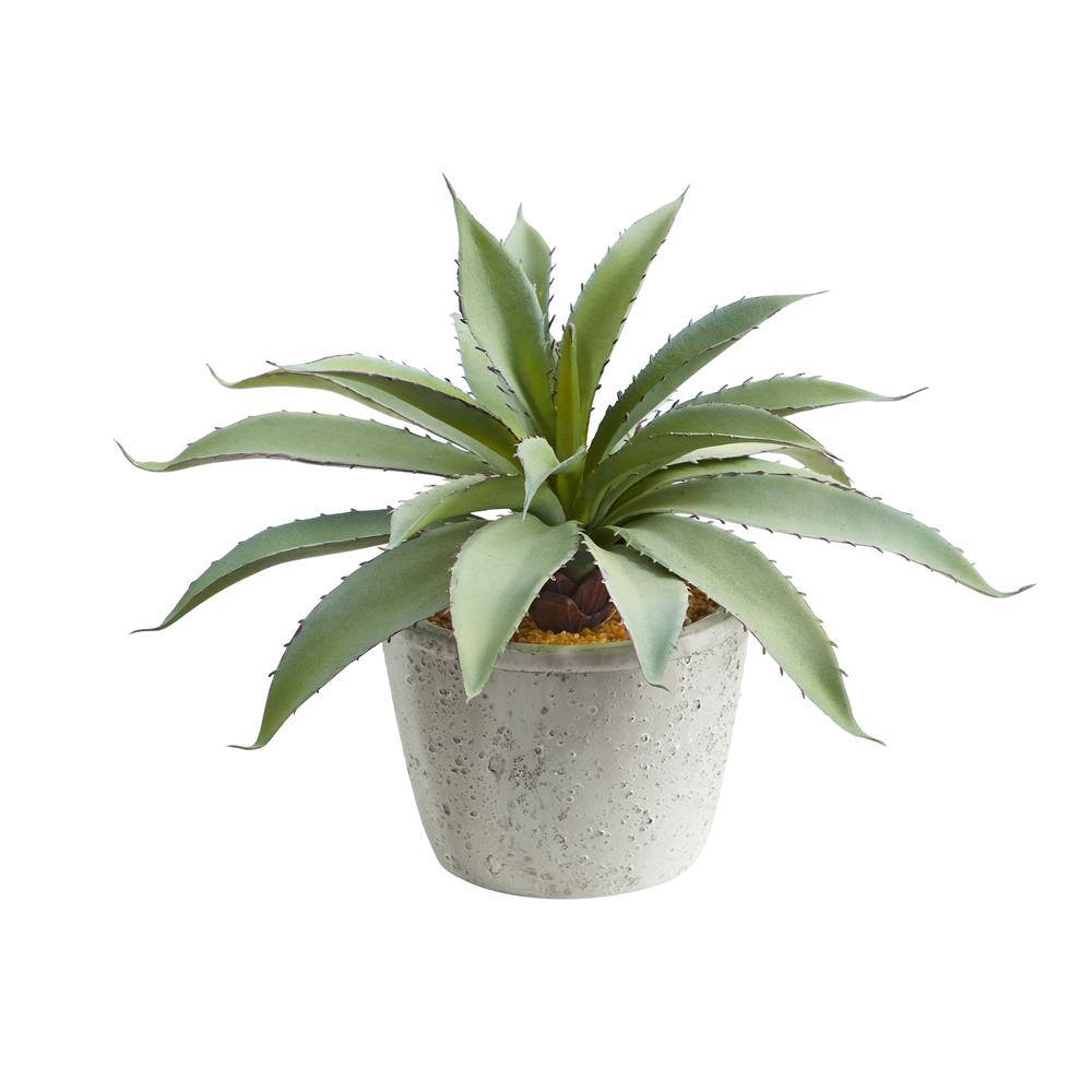 9in. Aloe Succulent Artificial Plant. Picture 1