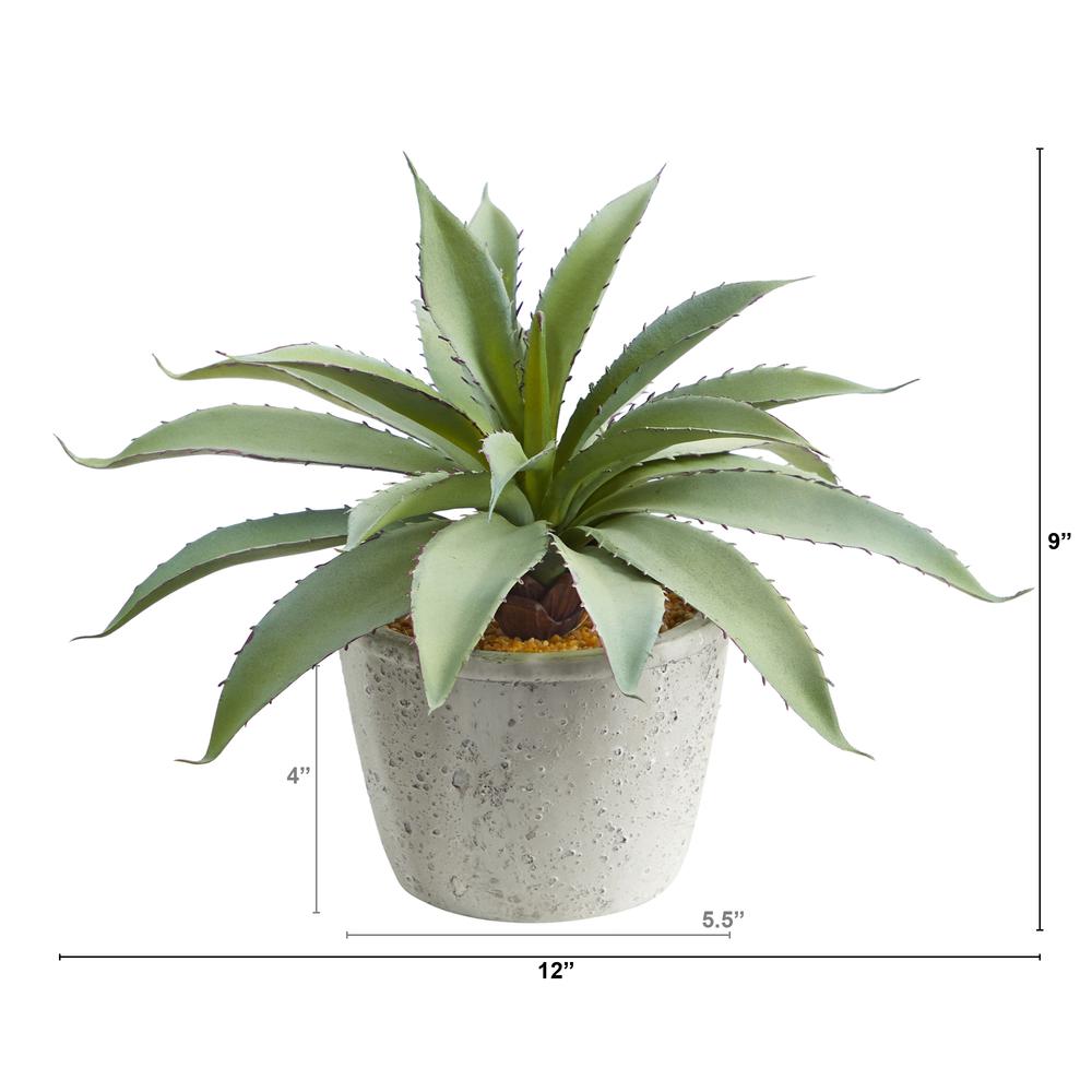 9in. Aloe Succulent Artificial Plant. Picture 3