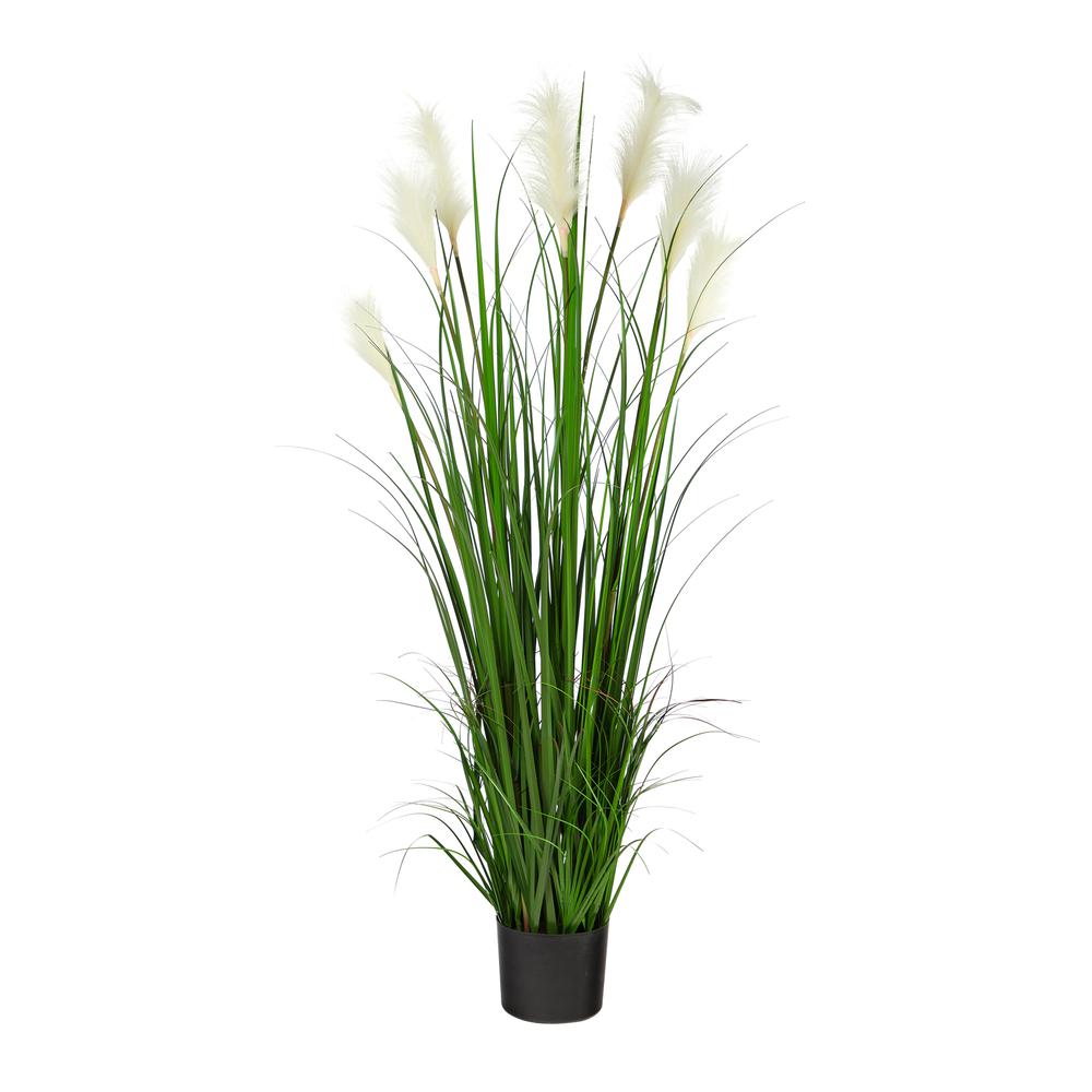4.5ft. Plume Grass Artificial Plant. Picture 1