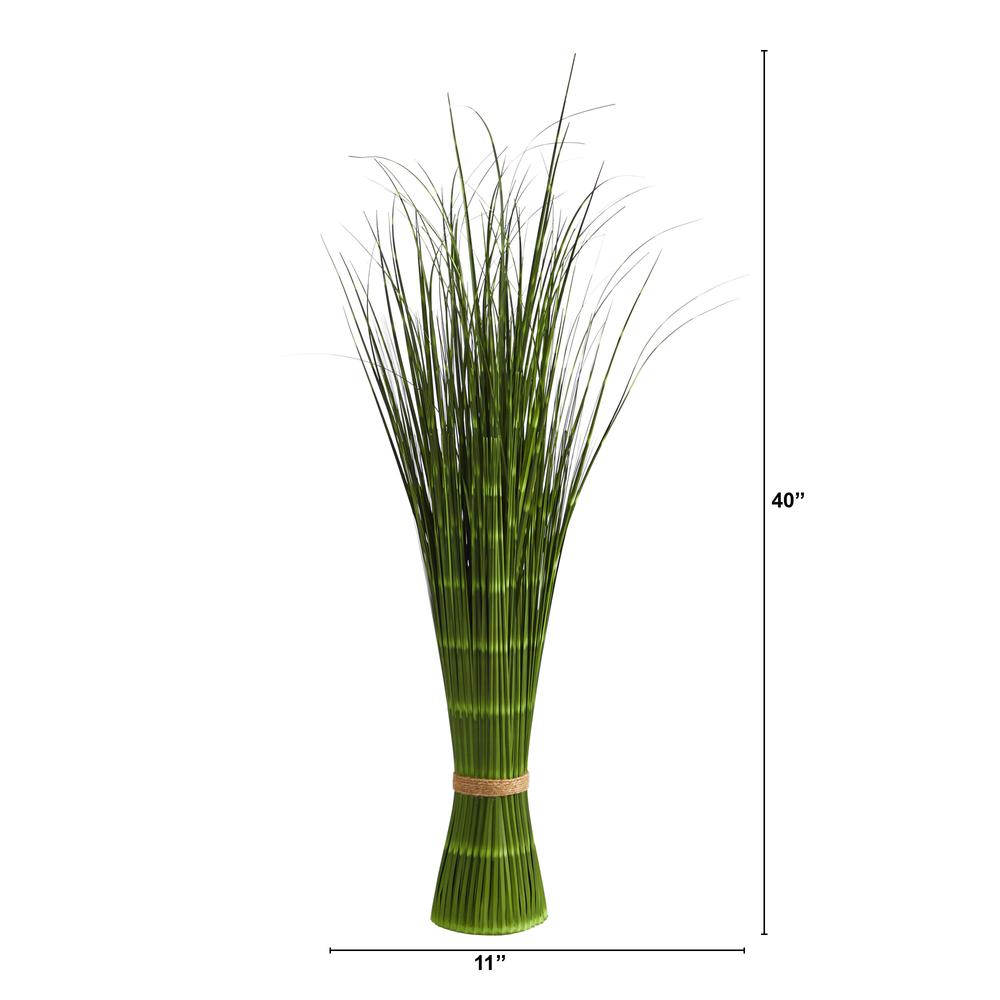 40in. Onion Grass Artificial Plant. Picture 3