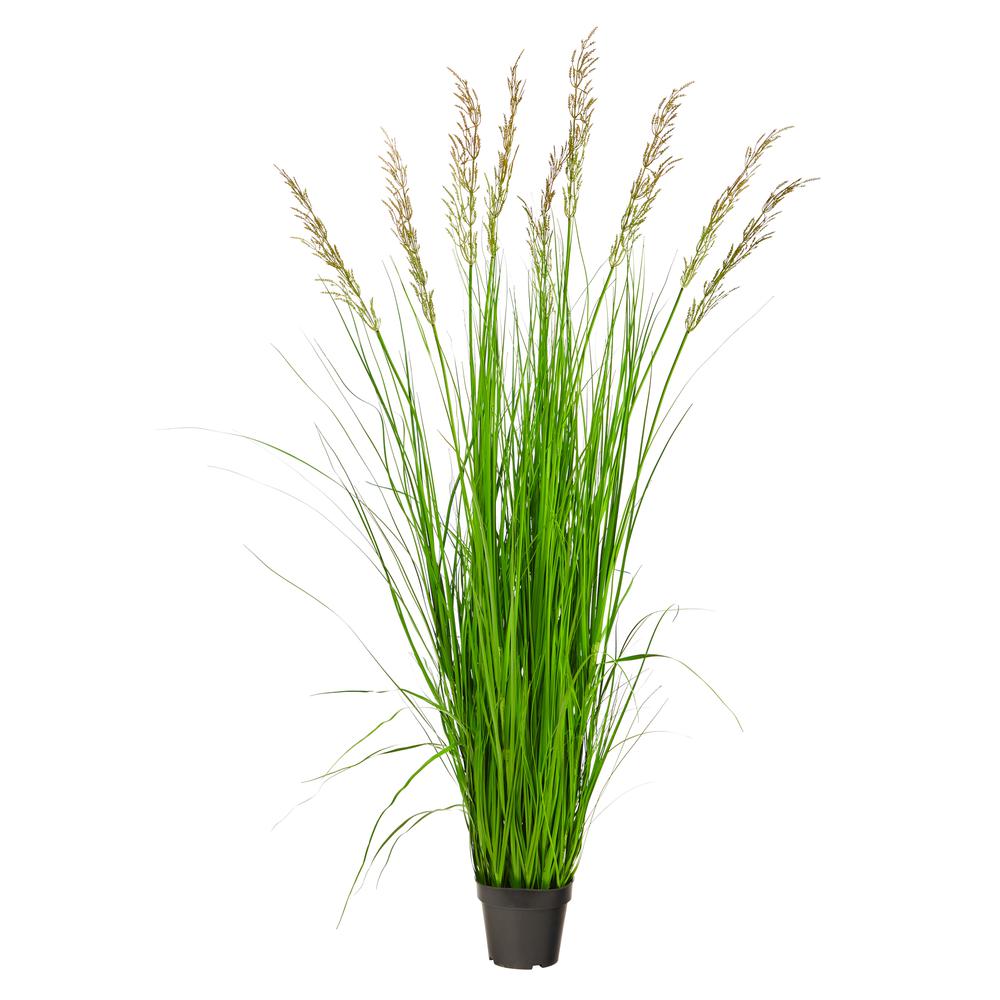 5.5’ Plum Grass Artificial Plant. Picture 1