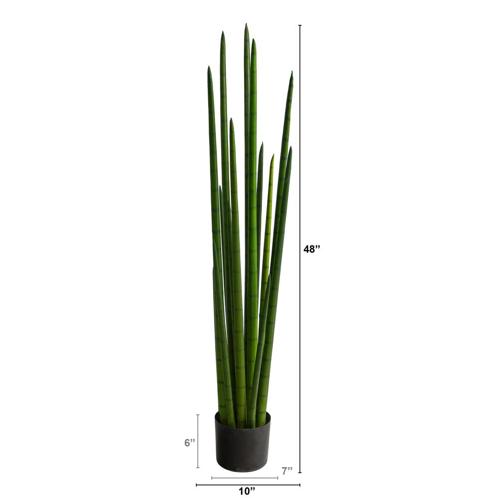 4ft. Sansevieria Snake Artificial Plant. Picture 2