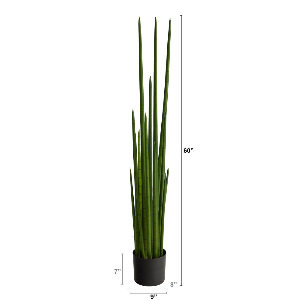 5ft. Sansevieria Snake Artificial Plant. Picture 4