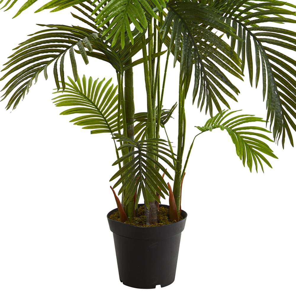 6ft. Areca Palm Artificial Tree, Green. Picture 3