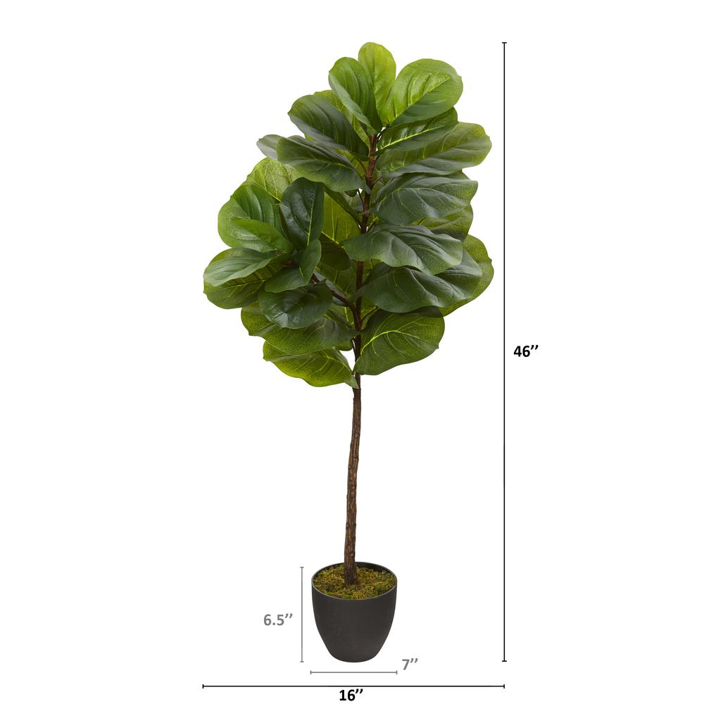 46” Fiddle Leaf Artificial Tree (Real Touch). Picture 2