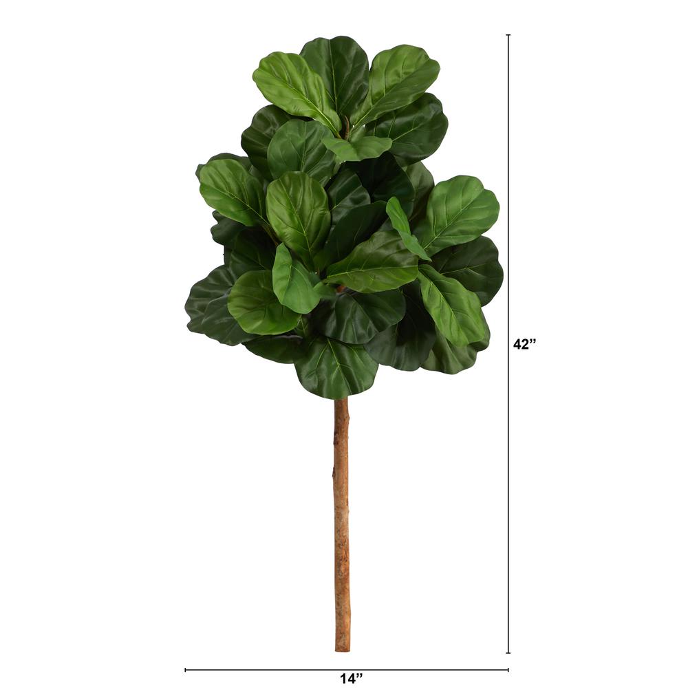 3.5ft. Fiddle Leaf Artificial Tree (No Pot). Picture 2