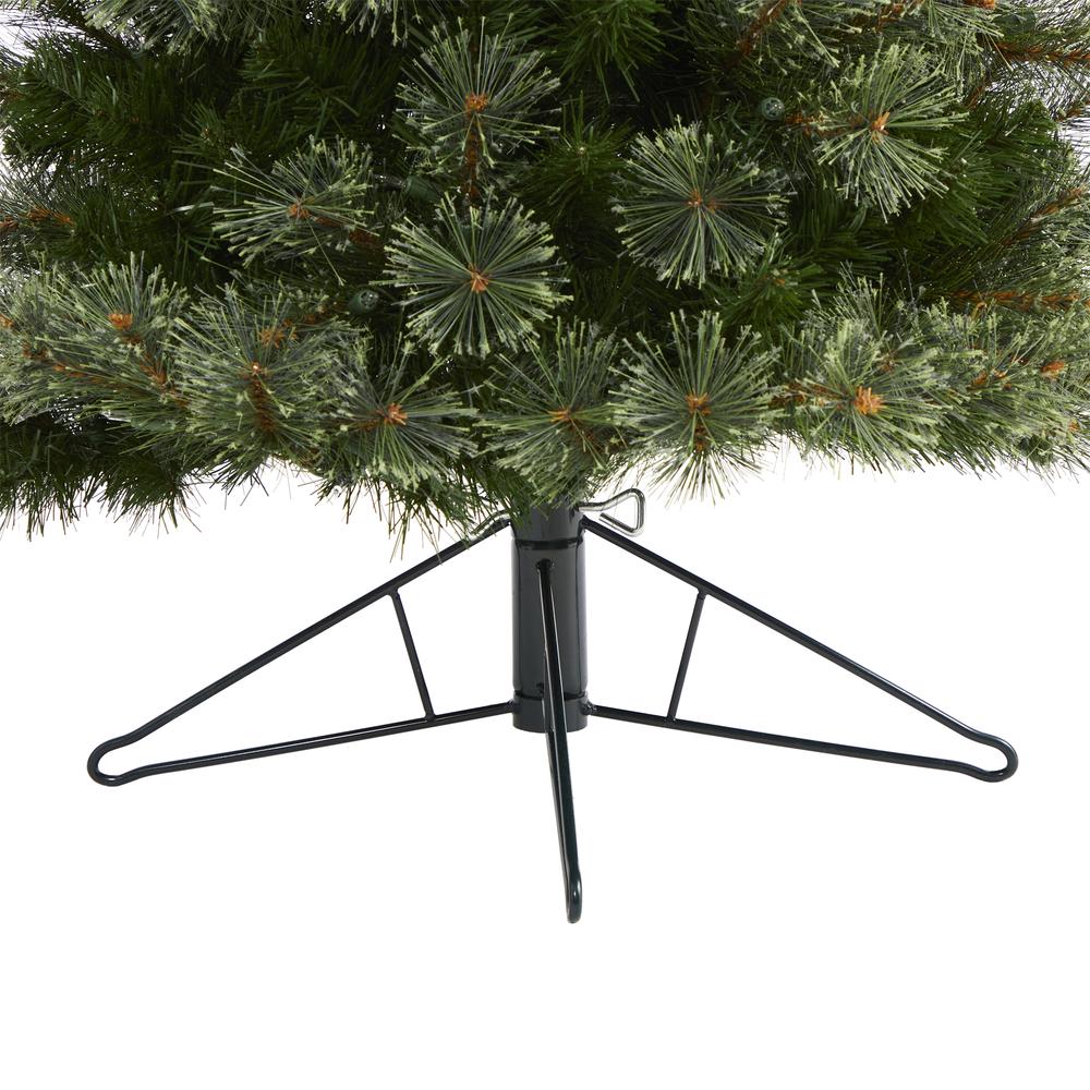 5ft. Cashmere Slim Artificial Christmas Tree with 250 Warm White Lights and 408 Bendable Branches. Picture 5