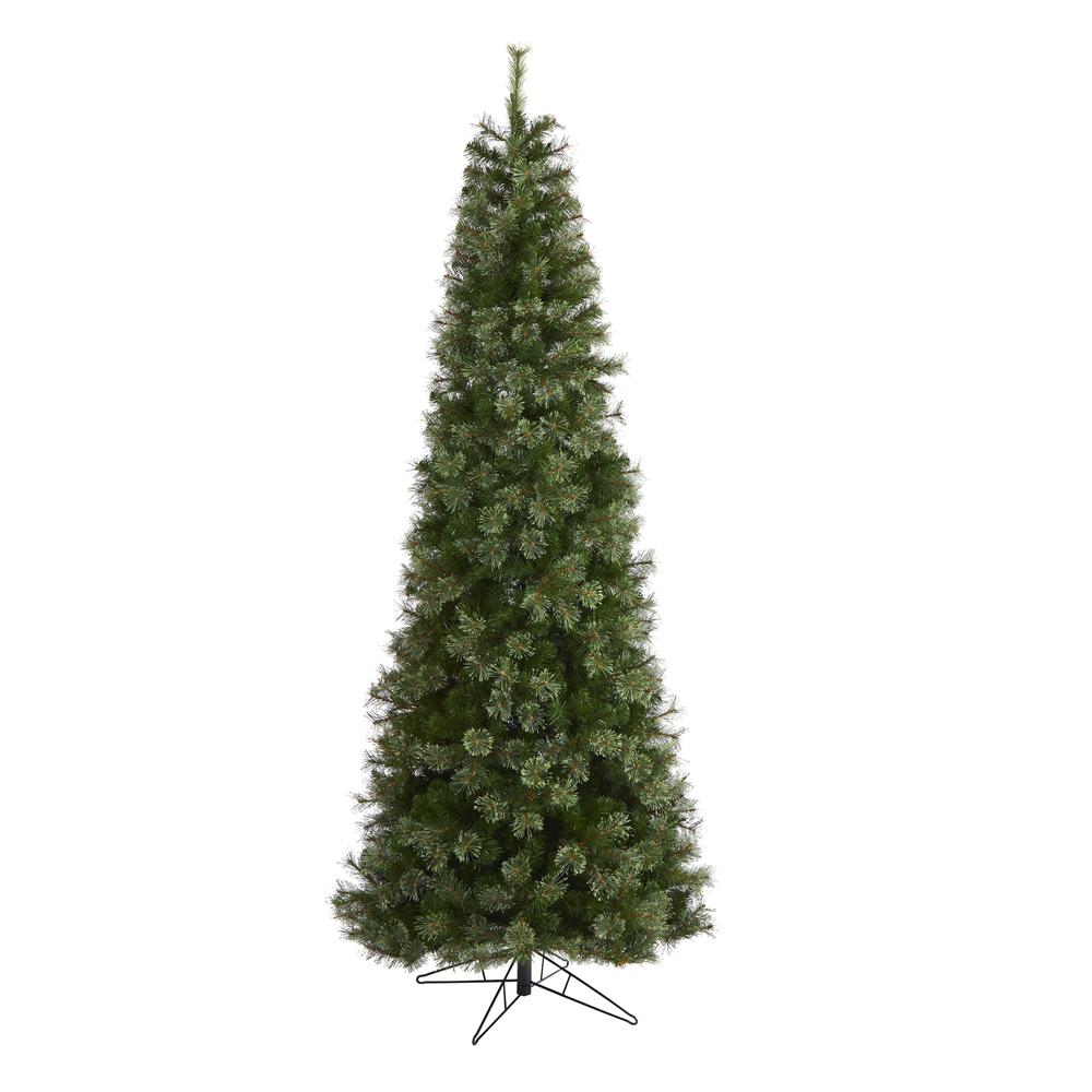 9ft. Cashmere Slim Artificial Christmas Tree. Picture 3