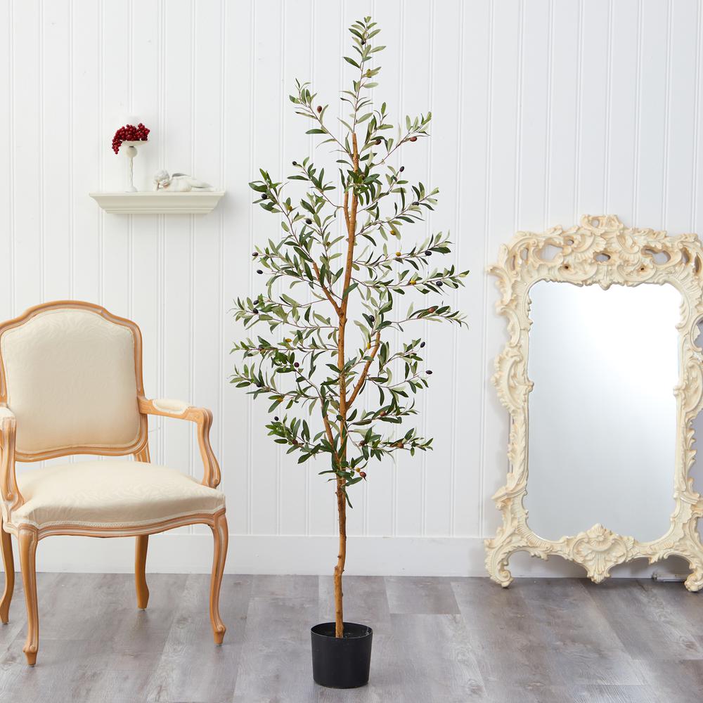 5.5ft. Olive Artificial Tree. Picture 4