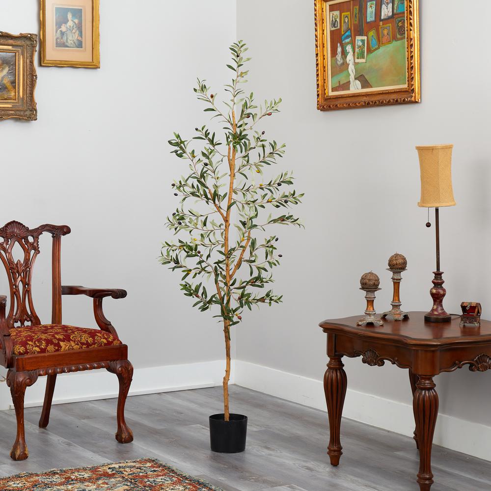 5.5ft. Olive Artificial Tree. Picture 2