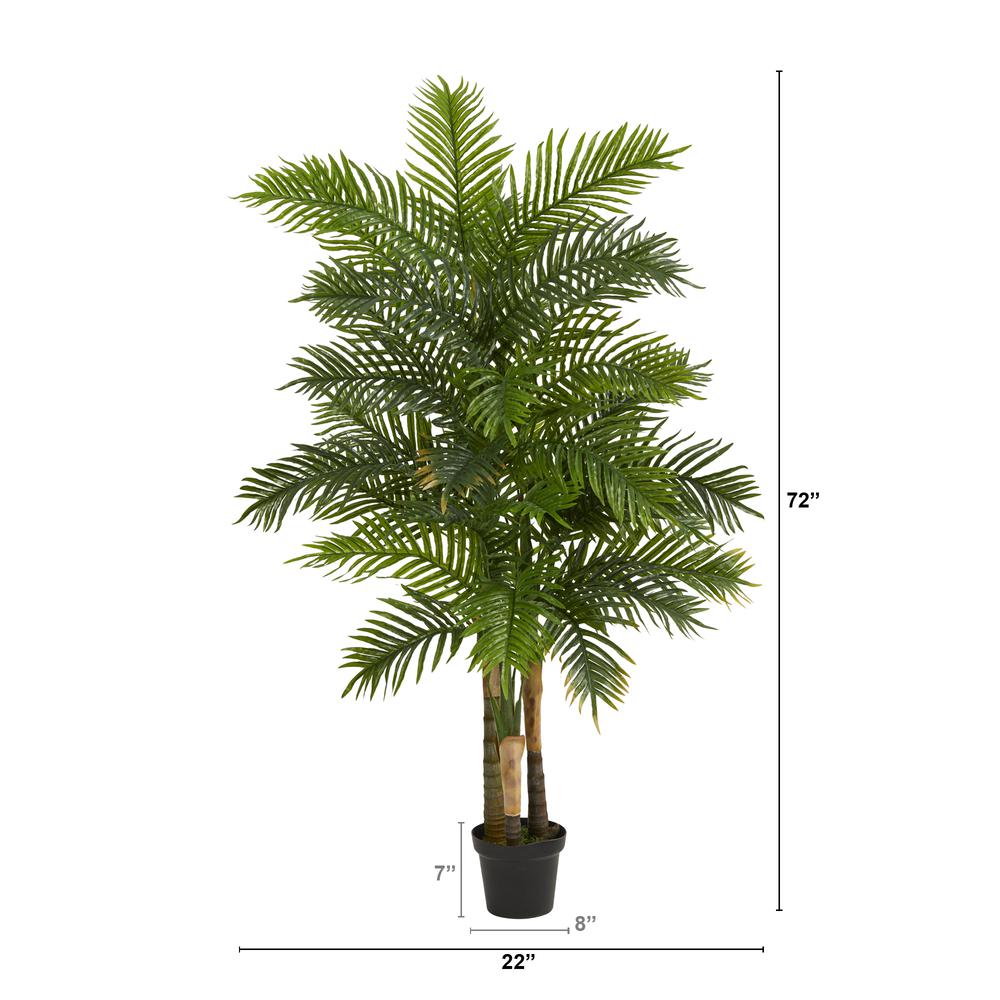 6ft. Areca Palm Artificial Tree (Real Touch). Picture 2