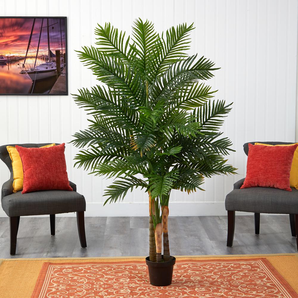 6ft. Areca Palm Artificial Tree (Real Touch). Picture 3