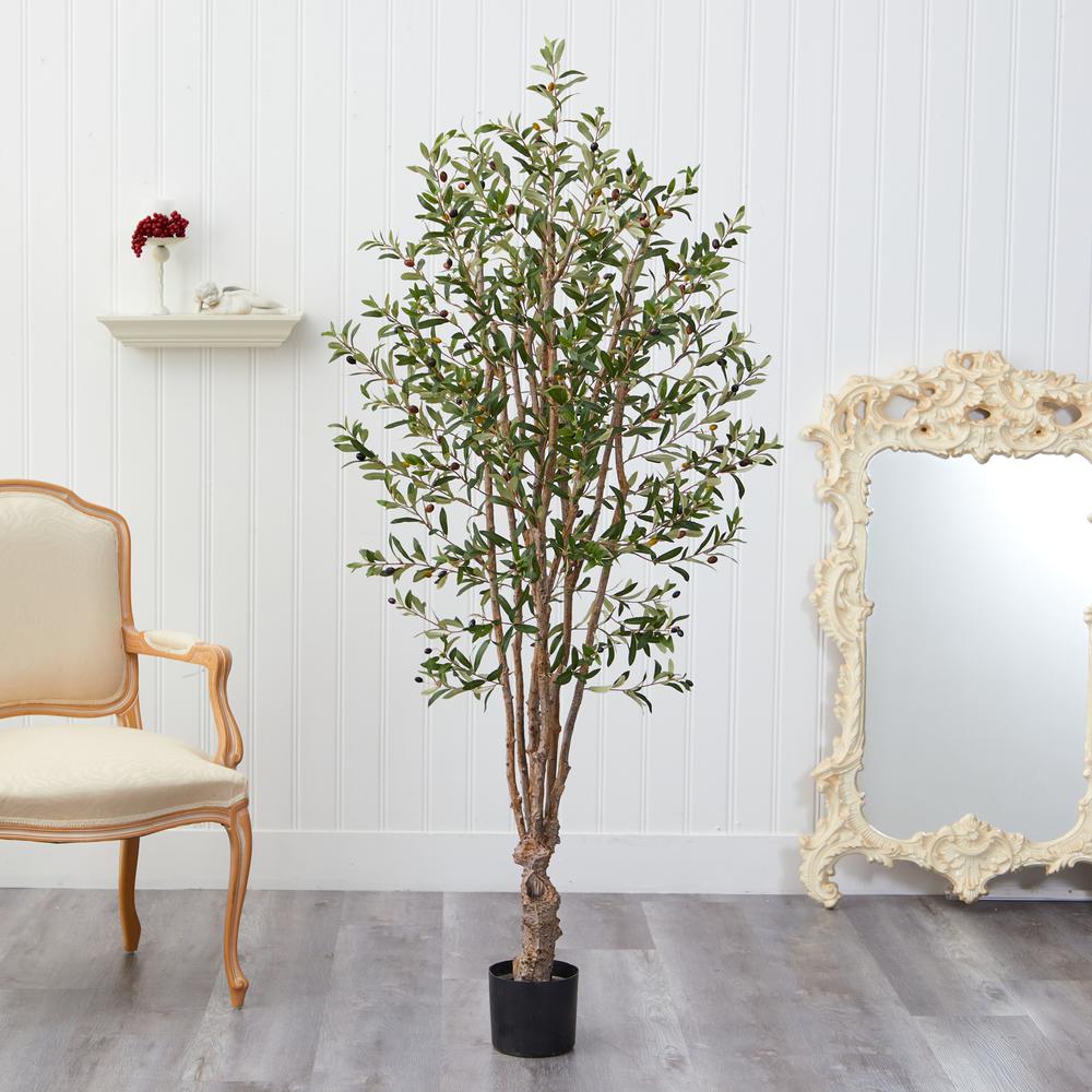 5ft. Olive Artificial Tree with 1656 Leaves. Picture 3