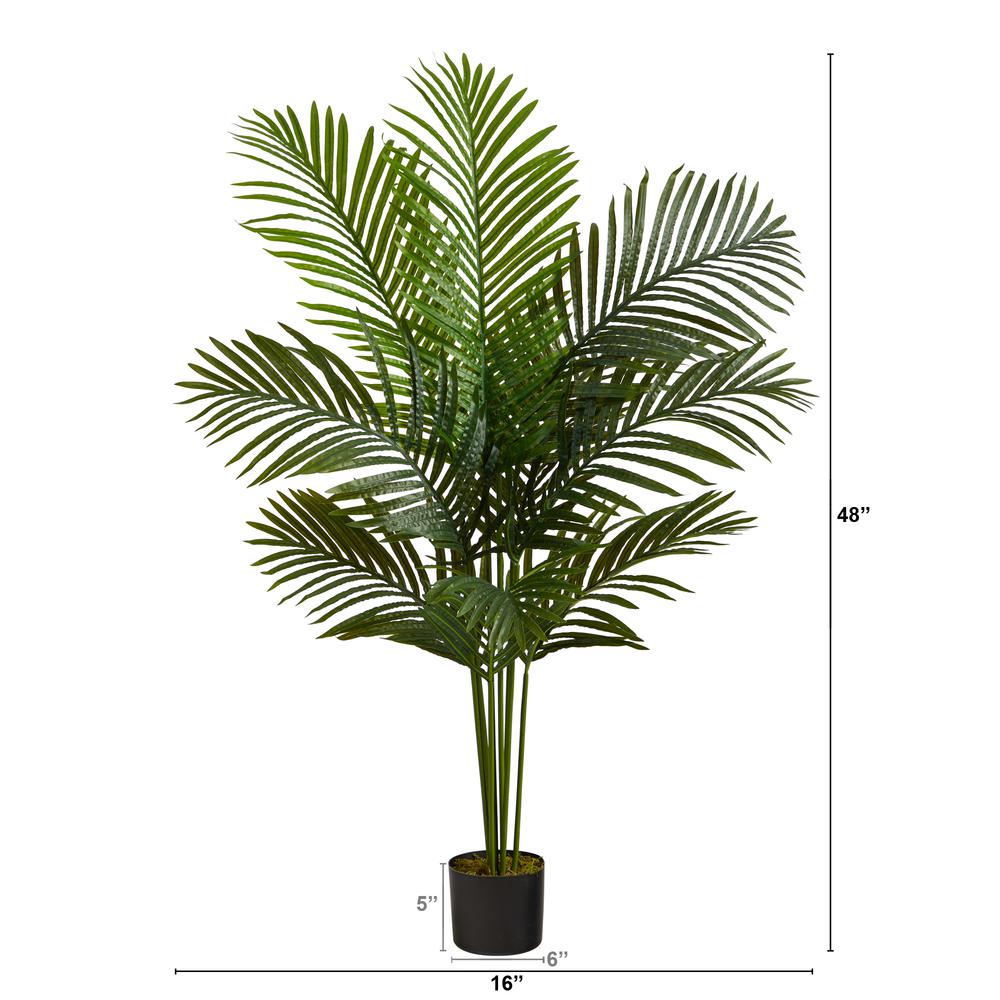 4ft. Paradise Palm Artificial Tree, Green. Picture 2