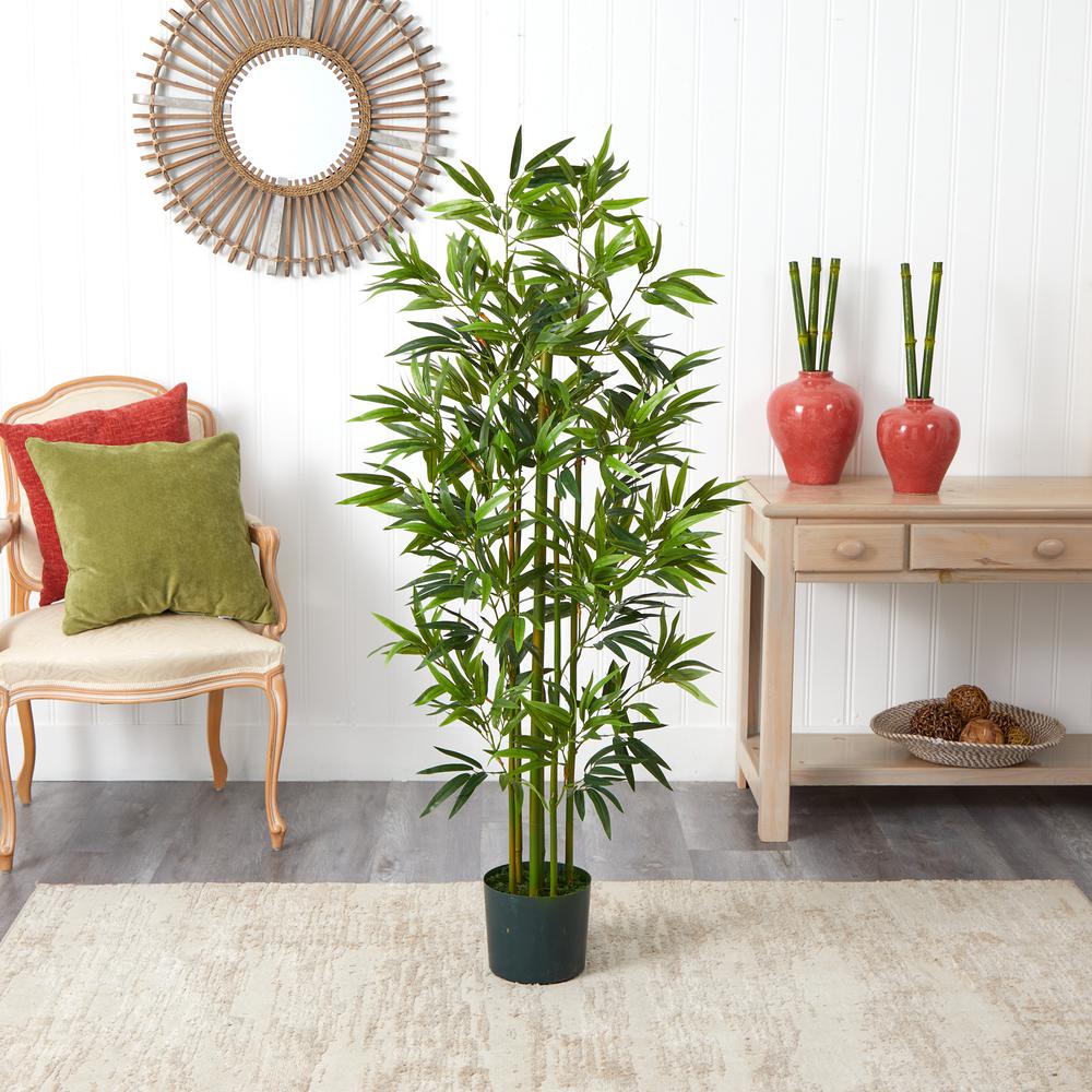 5ft. Bamboo Artificial Tree. Picture 4