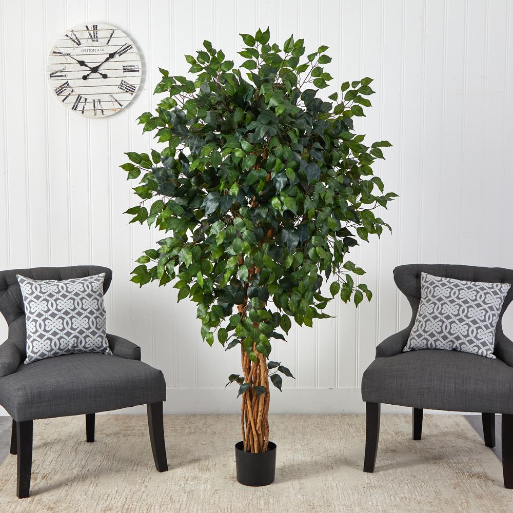 5.5ft. Palace Ficus Artificial Tree. Picture 4