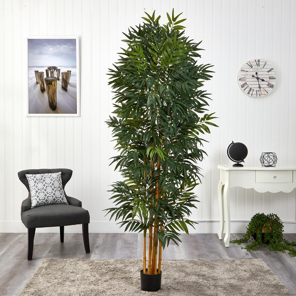 6.5ft. Phoenix Palm Artificial tree with Natural Trunk. Picture 3