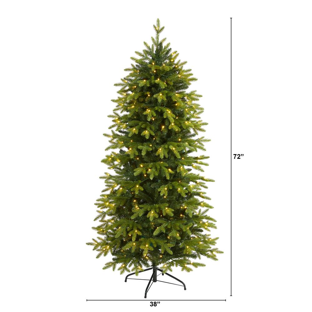6ft. Belgium Fir Natural Look Artificial Christmas Tree. Picture 2