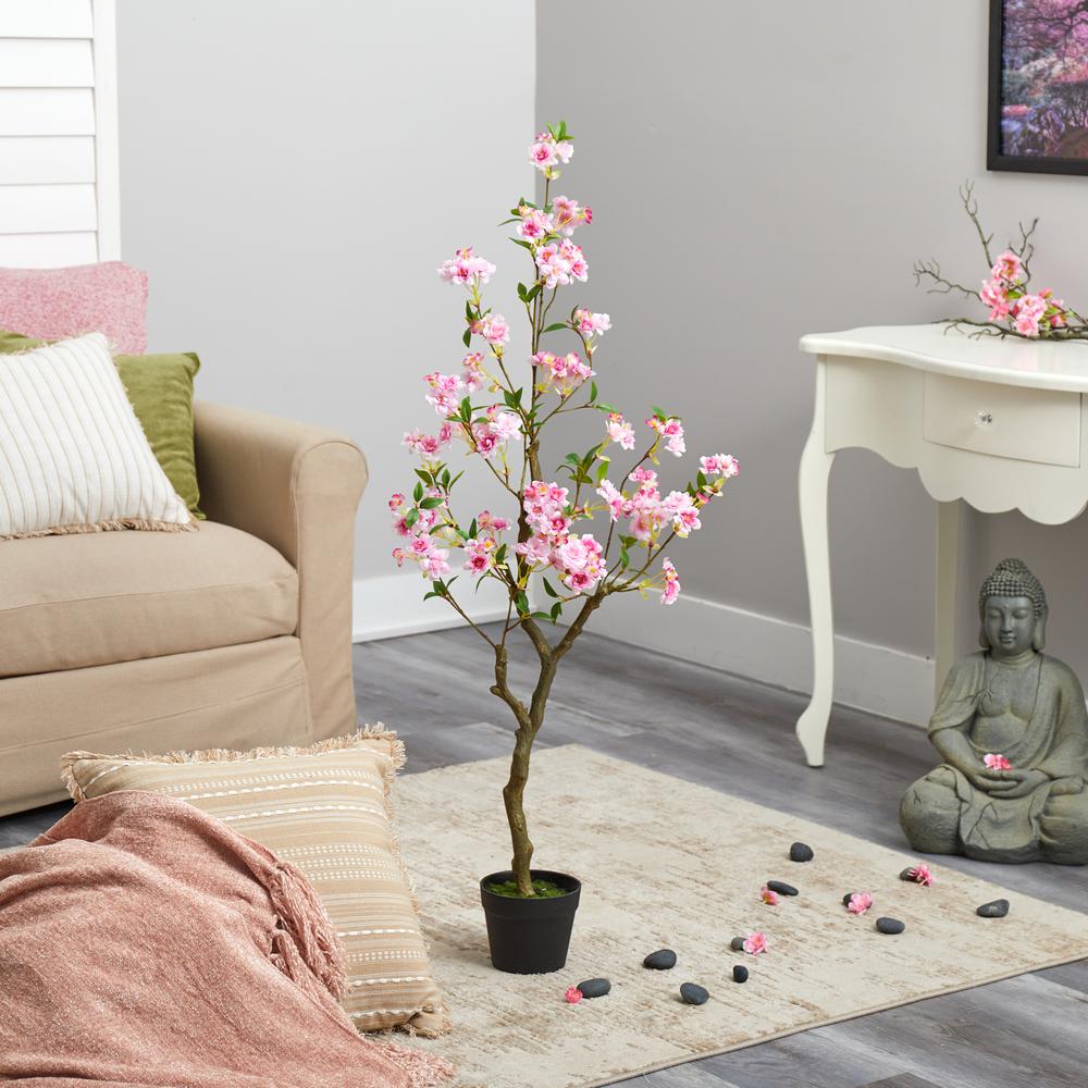 4ft. Cherry Blossom Artificial Plant. Picture 4