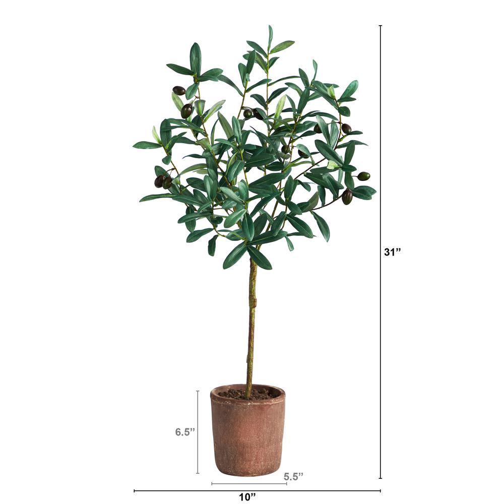 31in. Olive Artificial Tree. Picture 4
