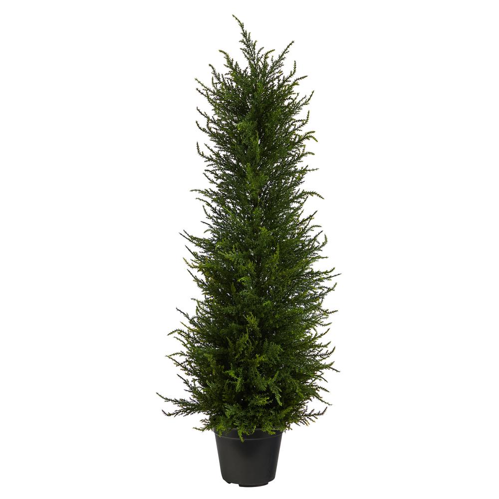 2.5ft. Cypress Artificial Tree UV Resistant (Indoor/Outdoor). Picture 1