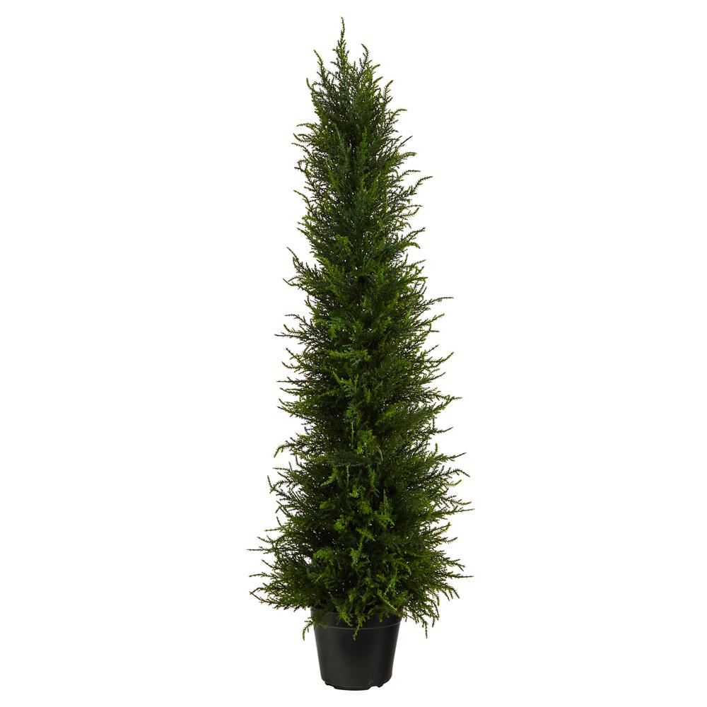 3.5ft. Cypress Artificial Tree UV Resistant (Indoor/Outdoor). Picture 1