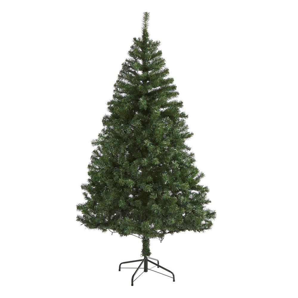 7ft. Northern Tip Pine Artificial Christmas Tree. Picture 6