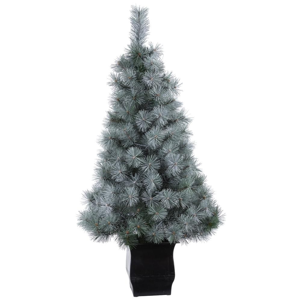 4ft. Snowy Mountain Pine Artificial Christmas Tree. Picture 3