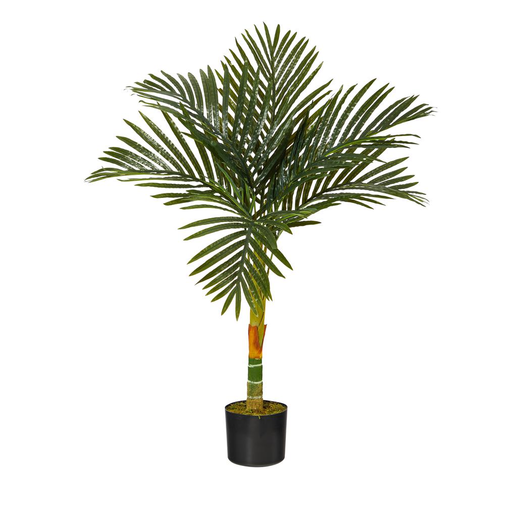 3’ Golden Cane Artificial Palm Tree. Picture 1