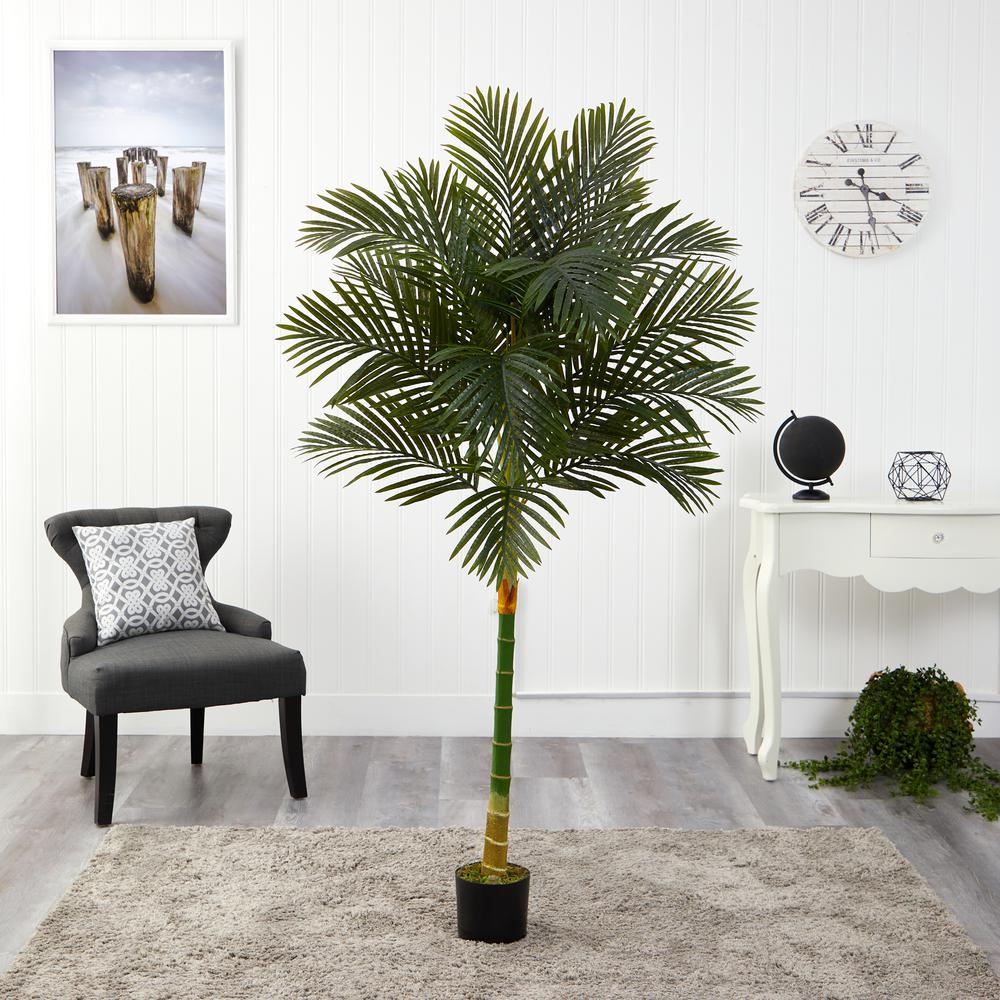 6’ Golden Cane Artificial Palm Tree. Picture 4