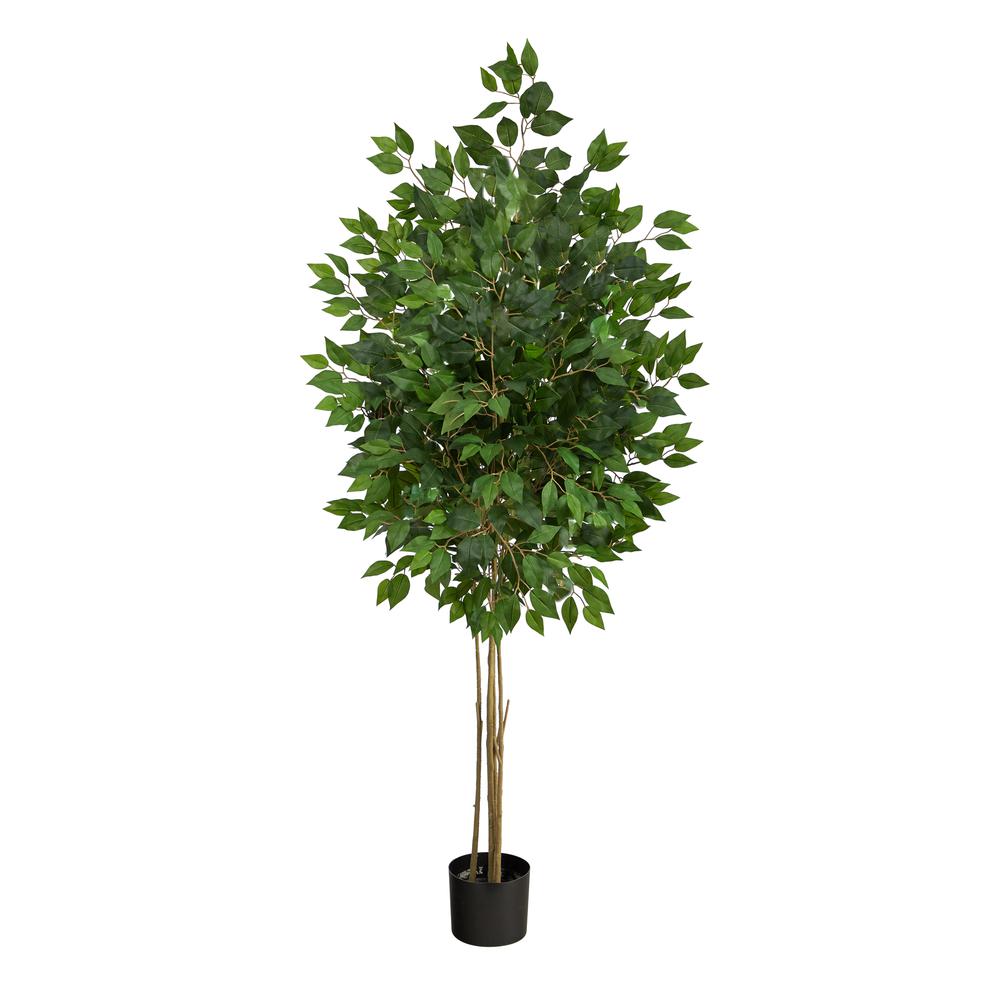 64in. Ficus Artificial Tree UV Resistant (Indoor/Outdoor). Picture 1