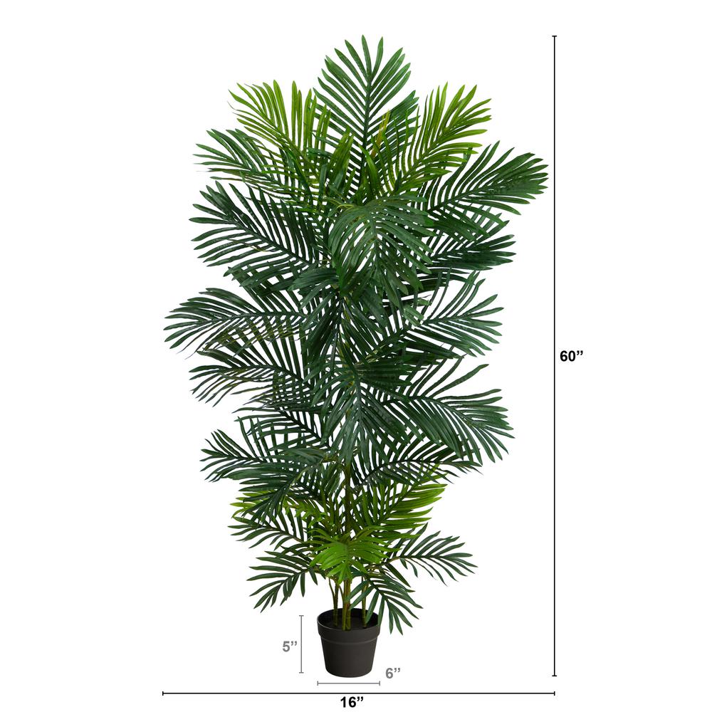 5ft. Areca Artificial Palm Tree UV Resistant (Indoor/Outdoor). Picture 2