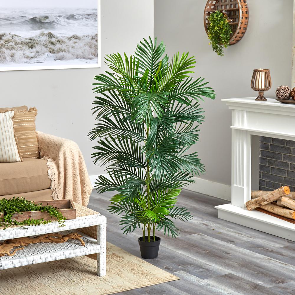 5ft. Areca Artificial Palm Tree UV Resistant (Indoor/Outdoor). Picture 3