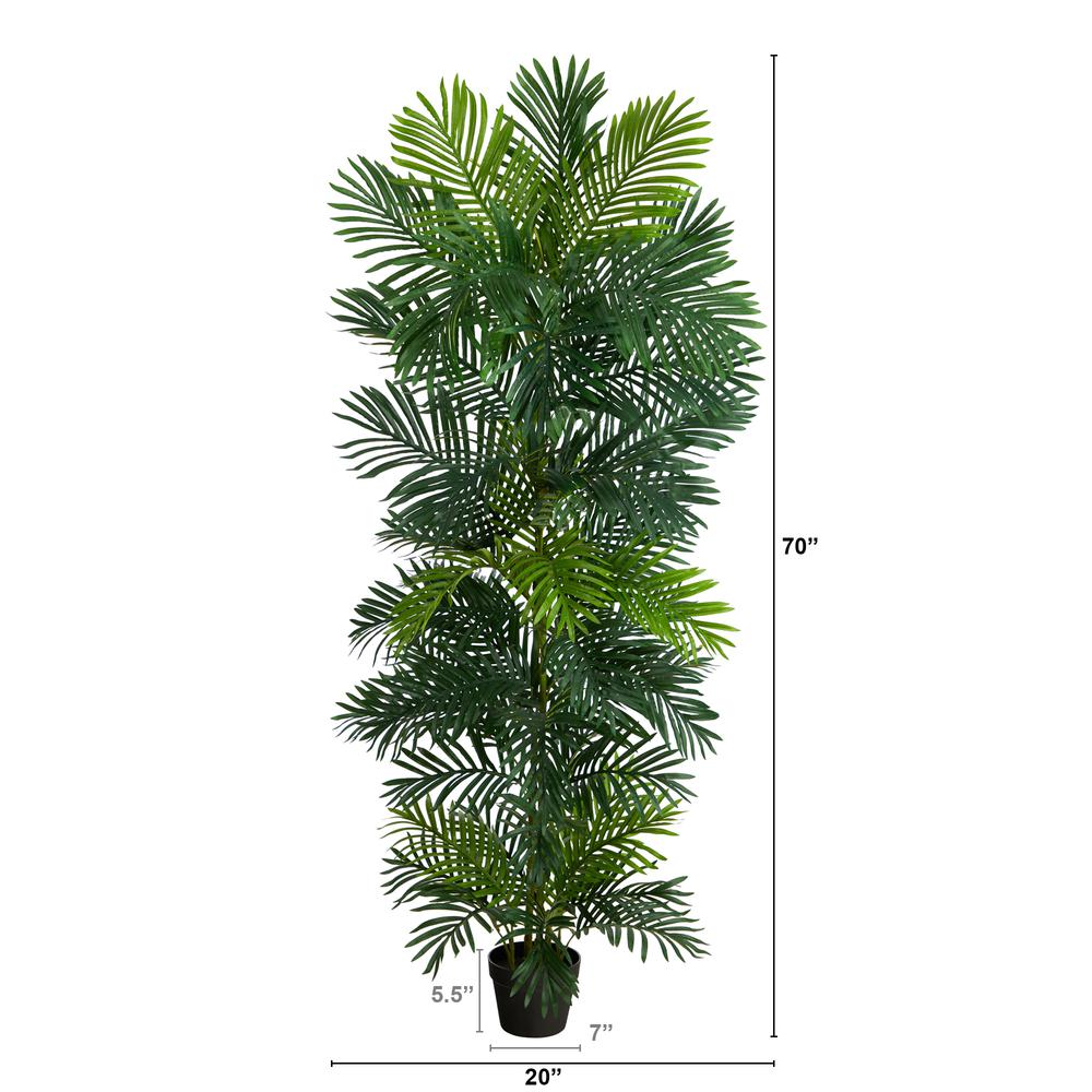 70in. Areca Artificial Palm Tree UV Resistant (Indoor/Outdoor). Picture 4