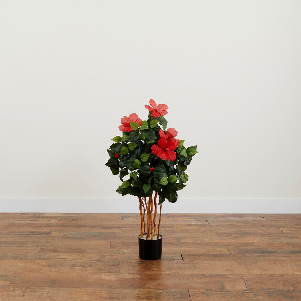 3ft. Artificial Hibiscus Tree. Picture 5