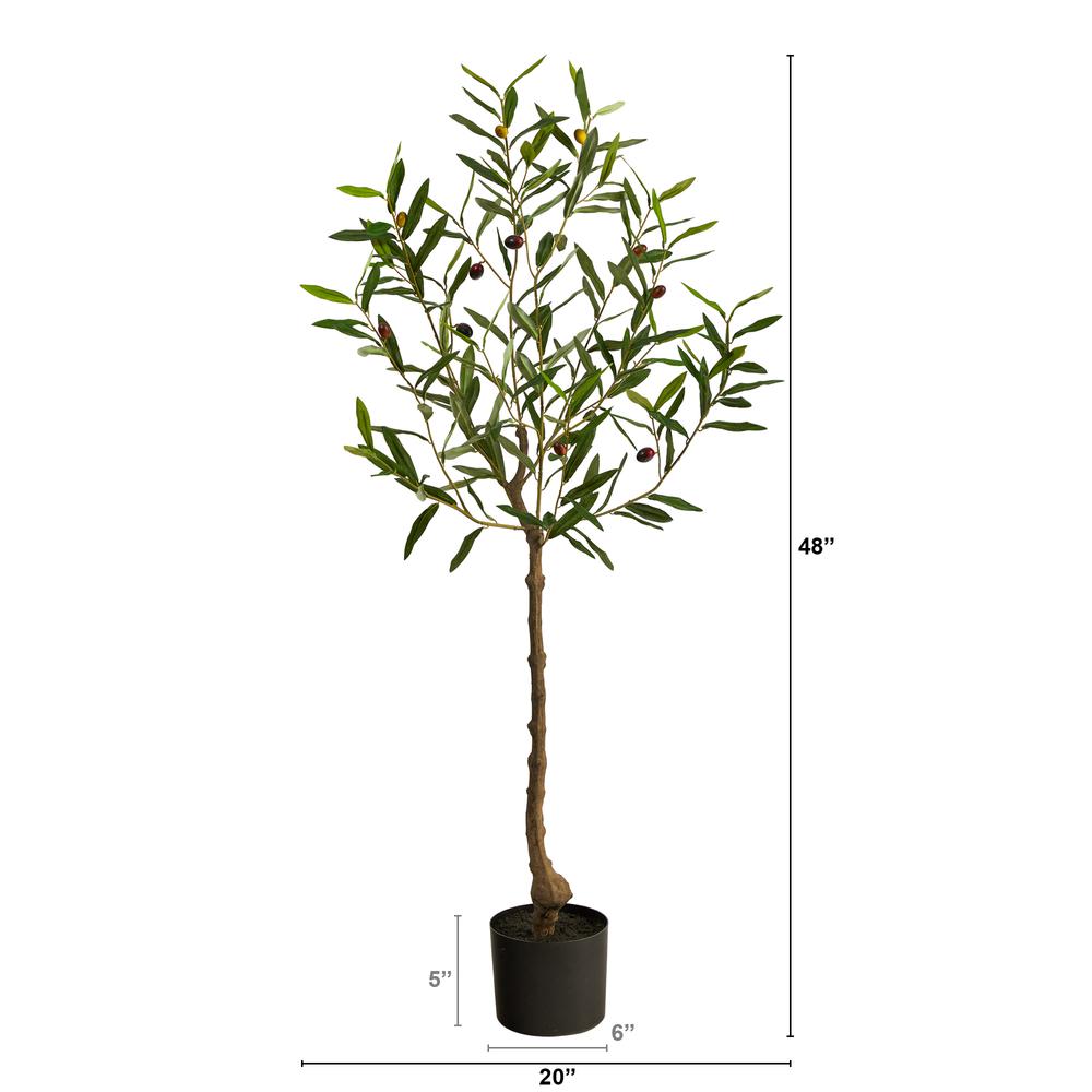4ft. Olive Artificial Tree. Picture 4