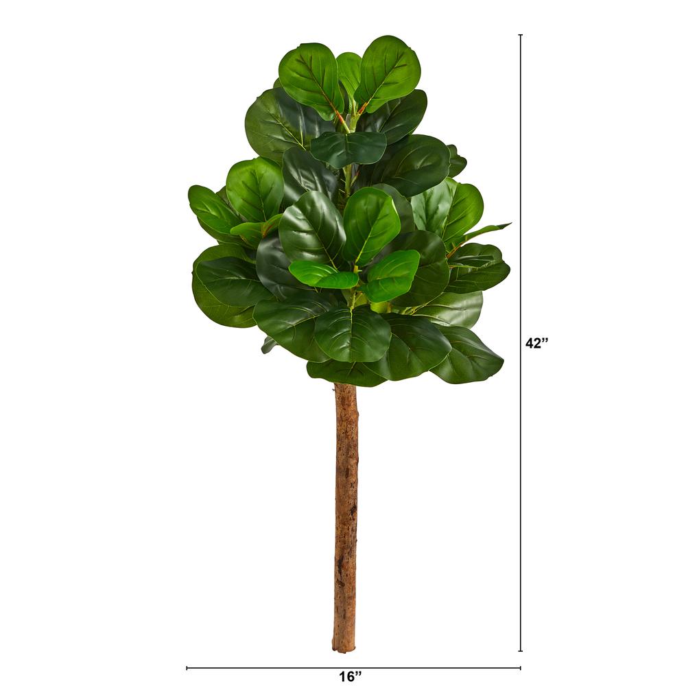 3.5ft. Artificial Fiddle Leaf Tree (No Pot). Picture 2