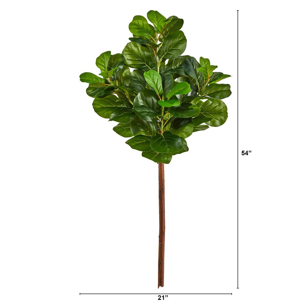 4.5ft. Artificial Fiddle Leaf Tree (No Pot). Picture 2