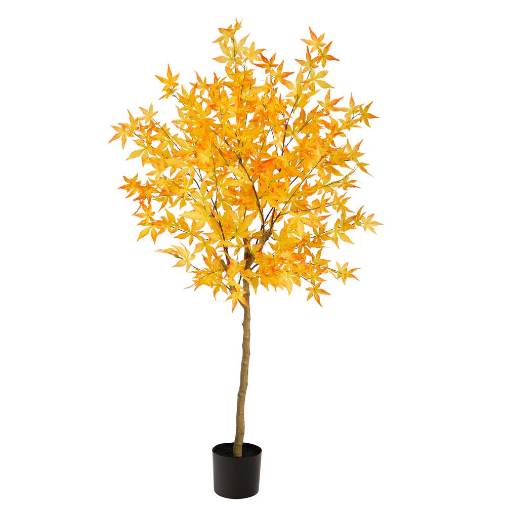 5ft. Autumn Maple Artificial Fall Tree. Picture 1