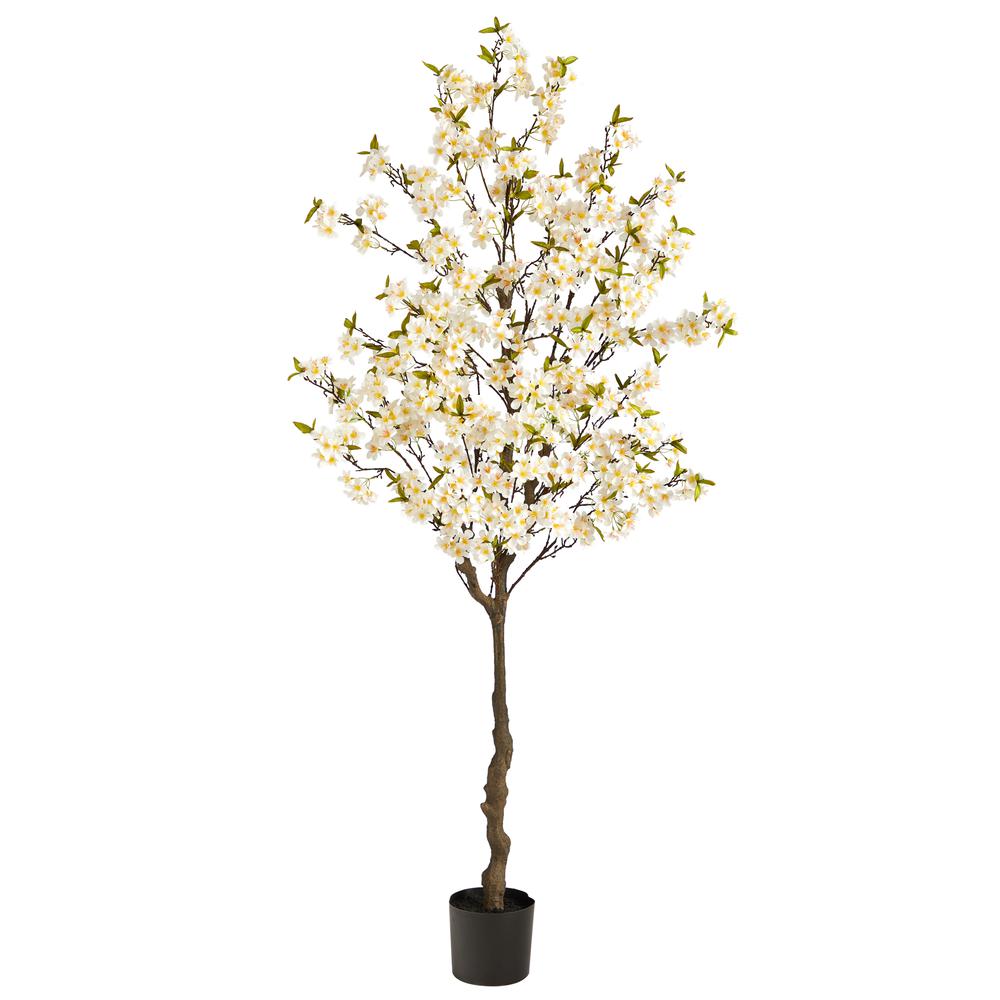 6.5ft. Apple Flower Artificial Tree. Picture 1
