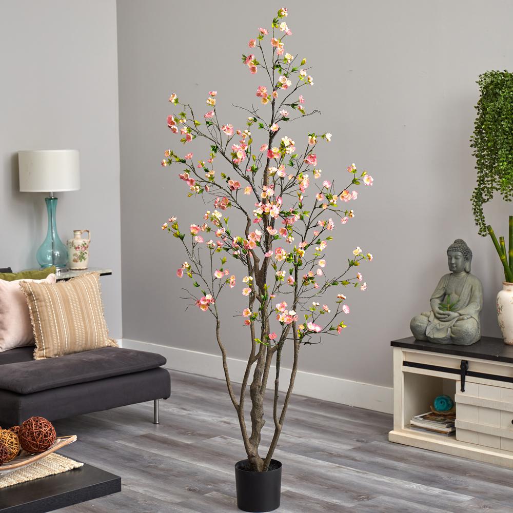 6.5ft. Cherry Blossom Artificial Tree. Picture 4