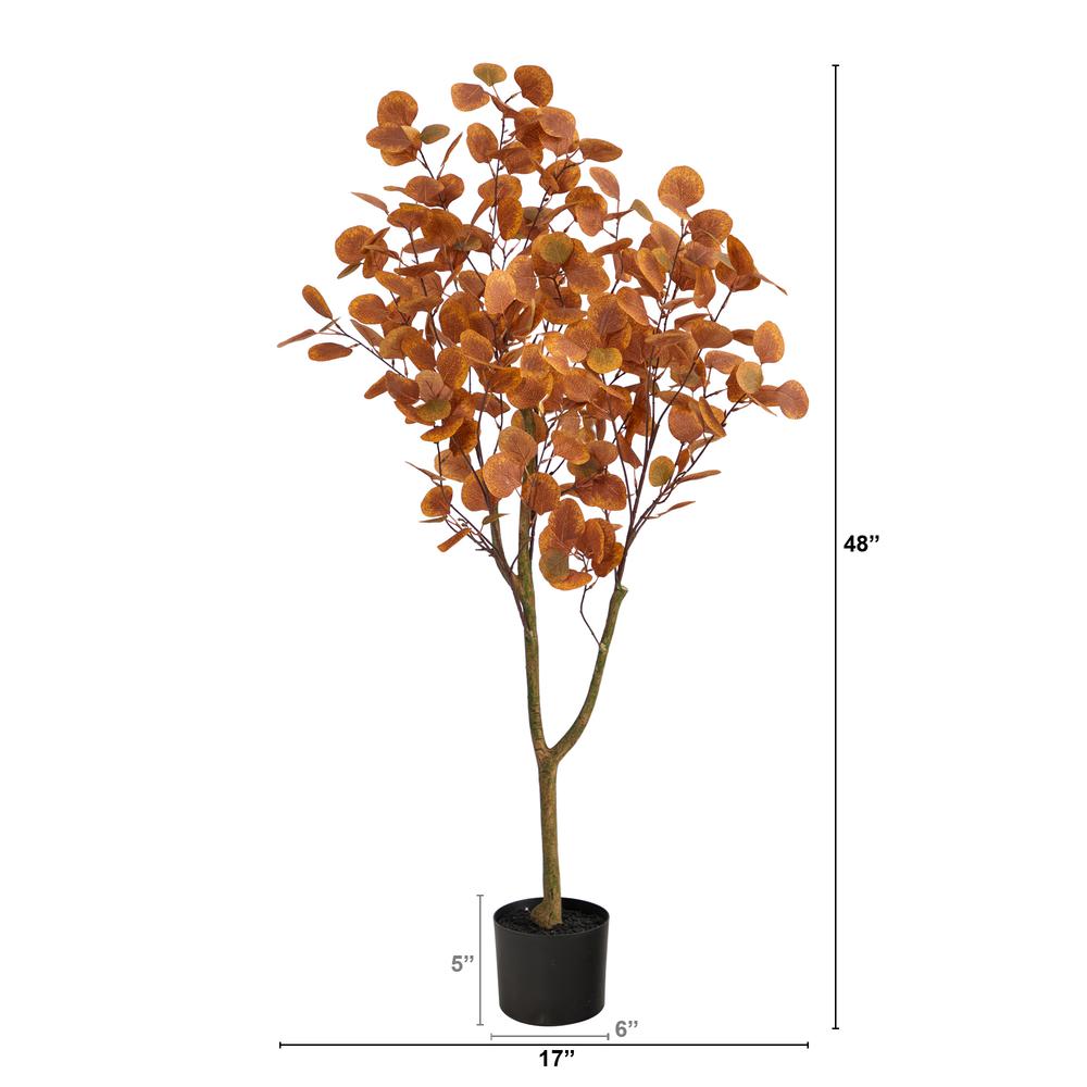 4ft. Autumn Eucalyptus Artificial Tree. Picture 2