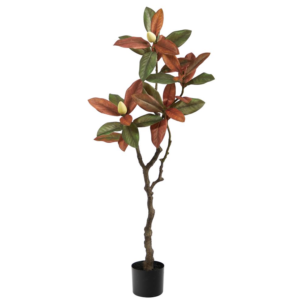 4ft. Fall Magnolia Artificial Tree. Picture 1