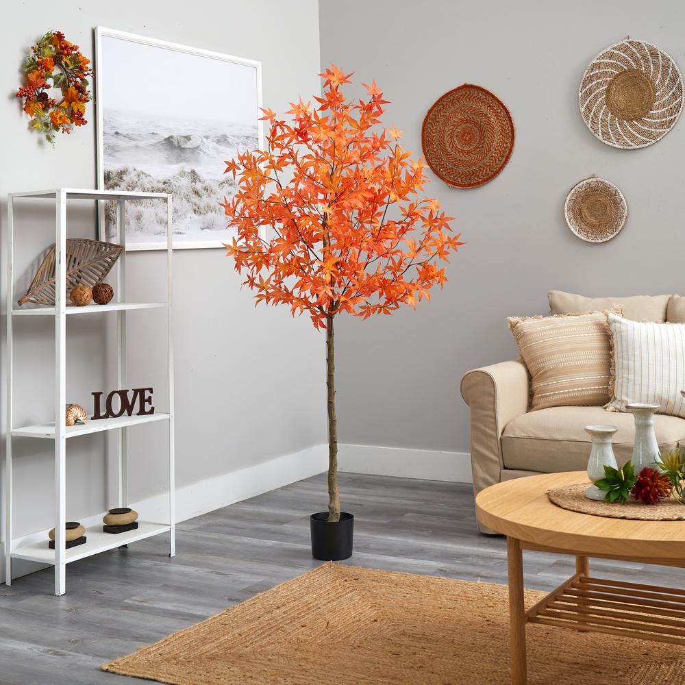 4ft. Autumn Maple Artificial Tree. Picture 4