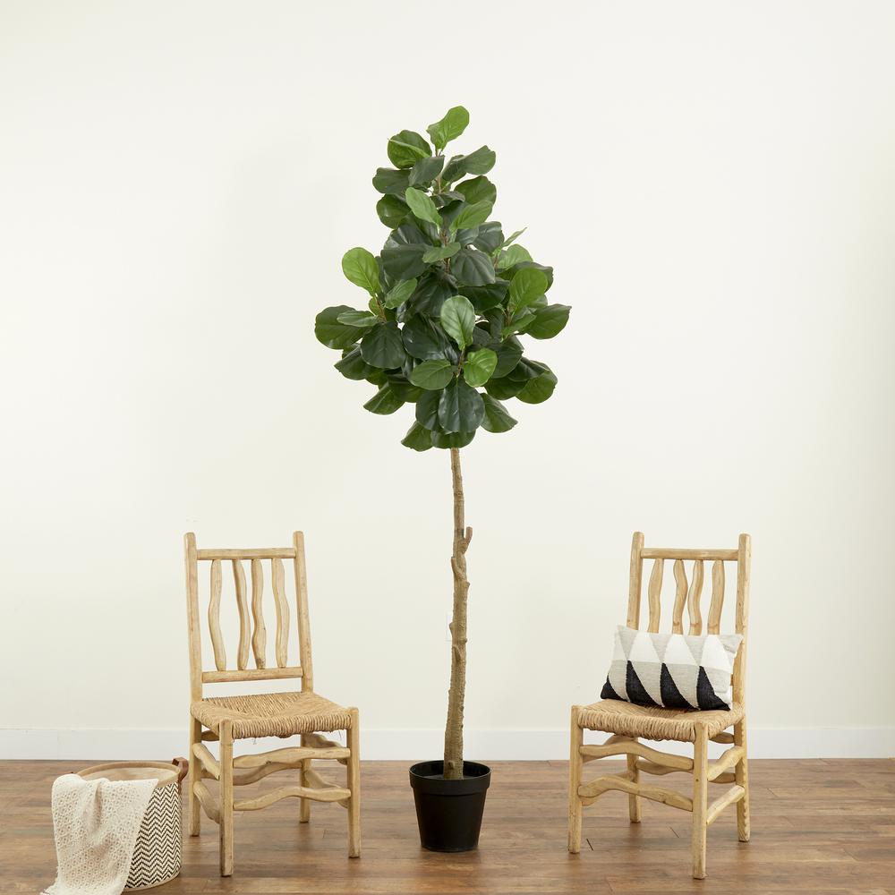 8ft. Artificial Fiddle Leaf Fig Tree. Picture 4